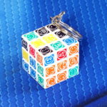 Брелок "Кубик Рубика" со смайликами