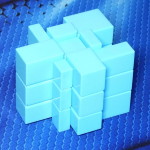 Yuxin Mirror Blocks blue