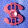 Спиннер металлический Dollar pink